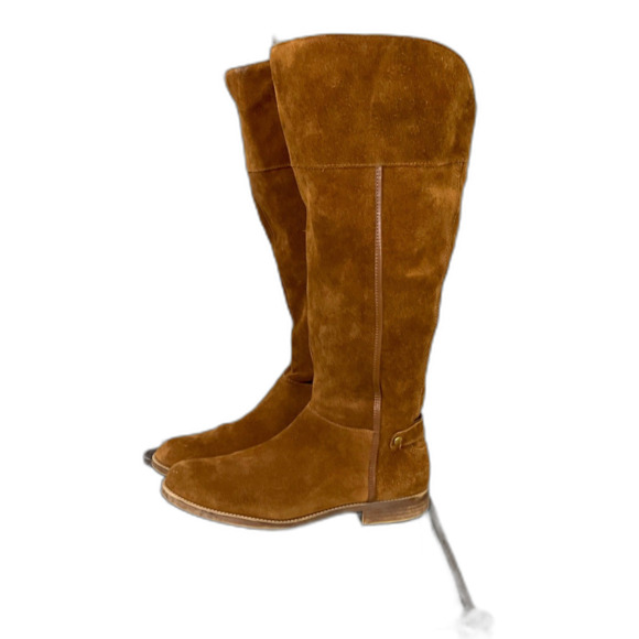 Franco Sarto Brown Suede Over-the-Knee Boots Women’s 11M WC (wide calf) - Picture 1 of 13